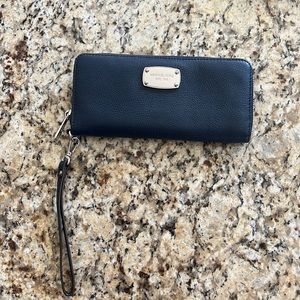 Navy blue Michael Kors wallet